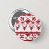 Badge Rond 5 Cm pull de noël (Devant & derrière)