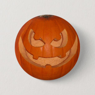 Badge Rond 5 Cm Pumpky le bouton du feu follet