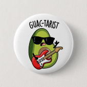 Badge Rond 5 Cm Pun d'Avocado amusant guac-tariste (Devant)