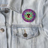 Badge Rond 5 Cm Punaise de Seneca (En situation)