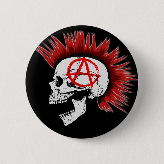 BADGE ROND 5 CM PUNKS PAS COMPLÈTEMENT (Devant)
