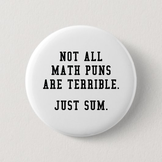 Badge Rond 5 Cm Puns mathématiques (Devant)