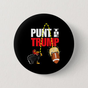 Badge Rond 5 Cm Punt The Trump Drôle Politique