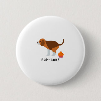 Badge Rond 5 Cm Pup Cake
