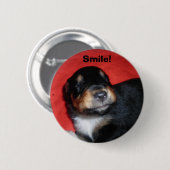 Badge Rond 5 Cm Puppy Smile (Devant & derrière)