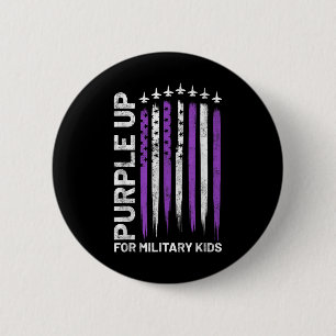 Badge Rond 5 Cm Purge Pour Enfants Militaires Drapeau Militaire En