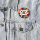 Badge Rond 5 Cm purin heureux (En situation)