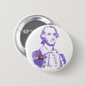 Badge Rond 5 Cm Purple George (Devant & derrière)