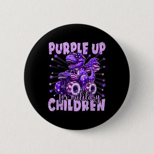 Badge Rond 5 Cm Purple Up For Military Kids Mois Military Child D