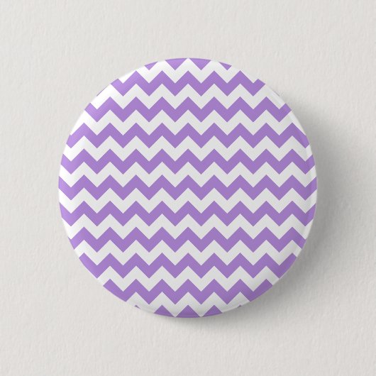 Badge Rond 5 Cm Purple Zigzag, Purple Chevron, Motif géométrique (Devant)