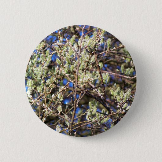 BADGE ROND 5 CM PUSSY WILLOW (Devant)