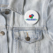 Badge Rond 5 Cm Puzzle drôle (En situation)