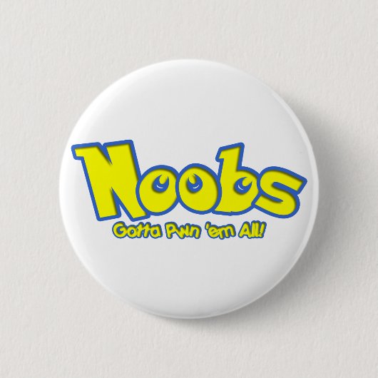 Badge Rond 5 Cm Pwn Noobs (Devant)