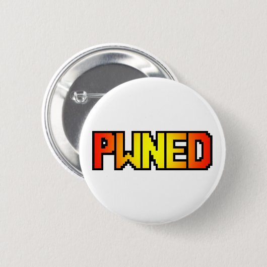 BADGE ROND 5 CM PWNED (Devant & derrière)