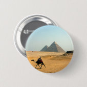 Badge Rond 5 Cm pyramide de chameau (Devant & derrière)