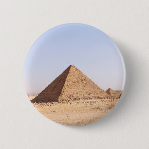 Badge Rond 5 Cm Pyramides d'Égypte