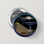 Badge Rond 5 Cm Pyramides égyptiennes (Devant & derrière)