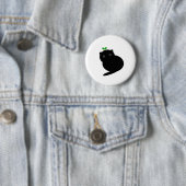 Badge Rond 5 Cm Q Cat (En situation)