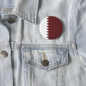 Badge Rond 5 Cm Qatar (En situation)