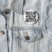 Badge Rond 5 Cm QR с о Qr. Code barre (En situation)