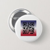 Badge Rond 5 Cm QR Code® dit : HEUREUX 4 JUILLET (Devant & derrière)