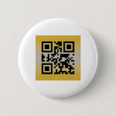 Badge Rond 5 Cm QR Code® dit : HEUREUX ANNIVERSAIRE (Devant)