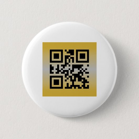 Badge Rond 5 Cm QR Code® dit : HEUREUX ANNIVERSAIRE (Devant)