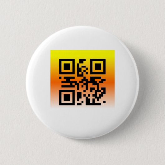 Badge Rond 5 Cm QR Code® Dit : HEUREUX HALLOWEEN (Devant)
