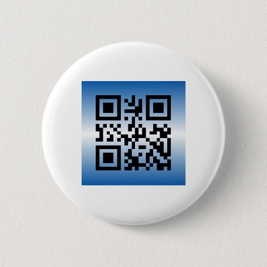 Badge Rond 5 Cm QR Code® dit : HEUREUX HANOUKKA (Devant)
