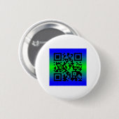 Badge Rond 5 Cm QR Code® Dit : JOLIE JOURNÉE DU PÈRE (Devant & derrière)