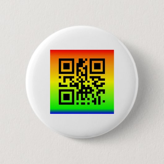 Badge Rond 5 Cm QR Code® dit : PAIX (Devant)