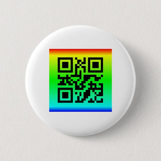 Badge Rond 5 Cm QR Code® dit : SMILE (Devant)