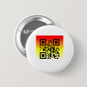 Badge Rond 5 Cm QR Code® Dit : VOUS ÊTES INVITÉ (Devant & derrière)