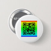 Badge Rond 5 Cm QR Code® : TOUT VA BIEN SE PASSER (Devant & derrière)