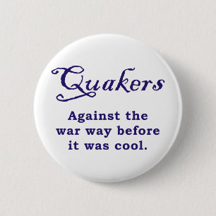 Badge Rond 5 Cm Quakers - guerre