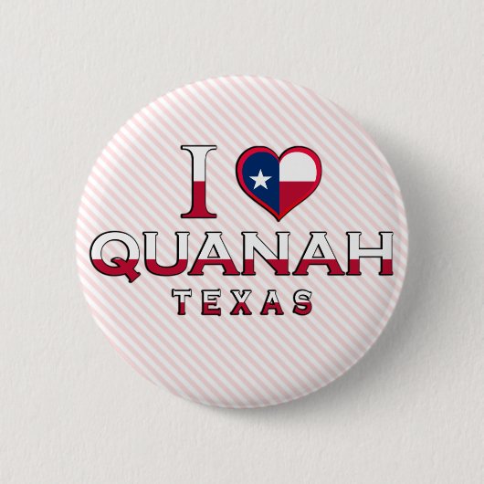 Badge Rond 5 Cm Quanah, Texas (Devant)