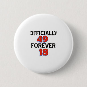 Badge Rond 5 Cm quarante-neuvième conceptions d'anniversaire