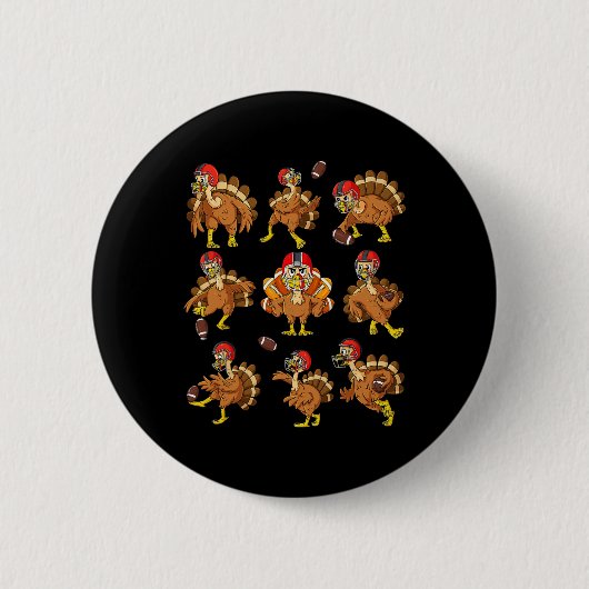 Badge Rond 5 Cm Quarterback R (Devant)