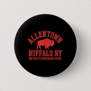 Badge Rond 5 Cm quartier Allentown Buffalo NY Collegial