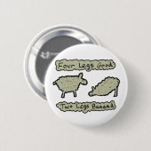 Badge Rond 5 Cm Quatre pattes (Devant & derrière)