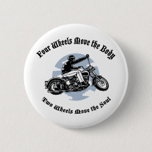 Badge Rond 5 Cm Quatre roues III