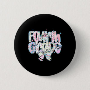 Badge Rond 5 Cm Quatrième année Ck pour la rentrée Coquette Prépa
