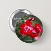 Badge Rond 5 Cm Quatrième d'arbuste de juillet (Devant & derrière)