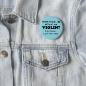 Badge Rond 5 Cm Que ferais-je, Violon (En situation)
