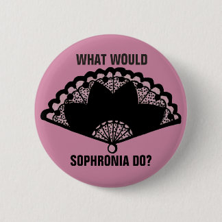 Badge Rond 5 Cm Que ferait la Sophronie ? Étiquette de finition sc