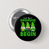 Badge Rond 5 Cm Que les espiègleries commencent (Devant & derrière)