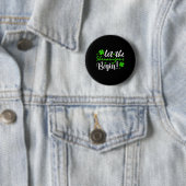 Badge Rond 5 Cm Que les Shenanigans Commencent Clovers St Patricks (En situation)