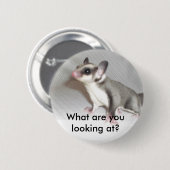 Badge Rond 5 Cm Que regardez-vous ? (Devant & derrière)