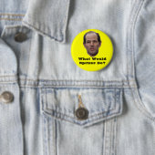 Badge Rond 5 Cm Que Spitzer ferait-il ? (En situation)