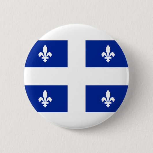 Badge Rond 5 Cm québec (Devant)